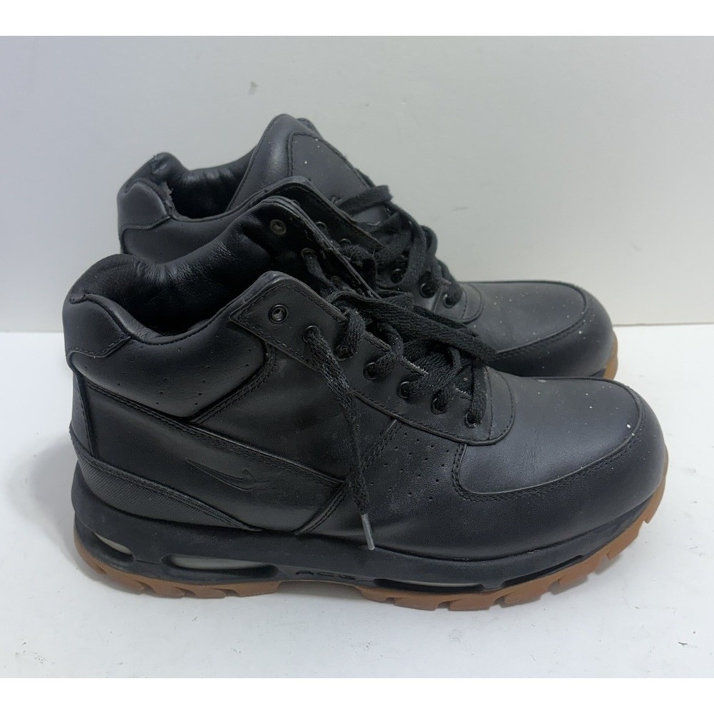 2016 Nike Air Max ACG Goadome 865031-017 Black/Gum Winter Leather Boots Size 9.5